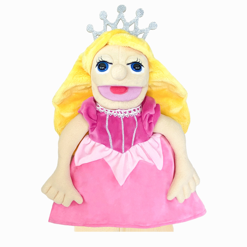 Picture of New Cartoon Half-body Professional Character Hand Doll Kindergarten Parent-child Games Plush Toy Family Early Education Doll
