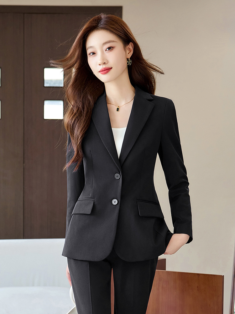 Picture of 2024 Spring and Autumn New Professional suit Women's High-end Sales Jewelry Store Work Clothes Interview Suit Dress Long Sleeve