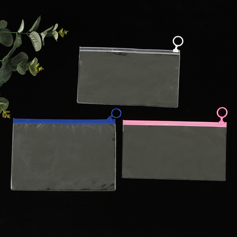 Pvc Zipper Bag Customized Document Storage Zipper Bag Customized Transparent Invoice Document Storage Bag