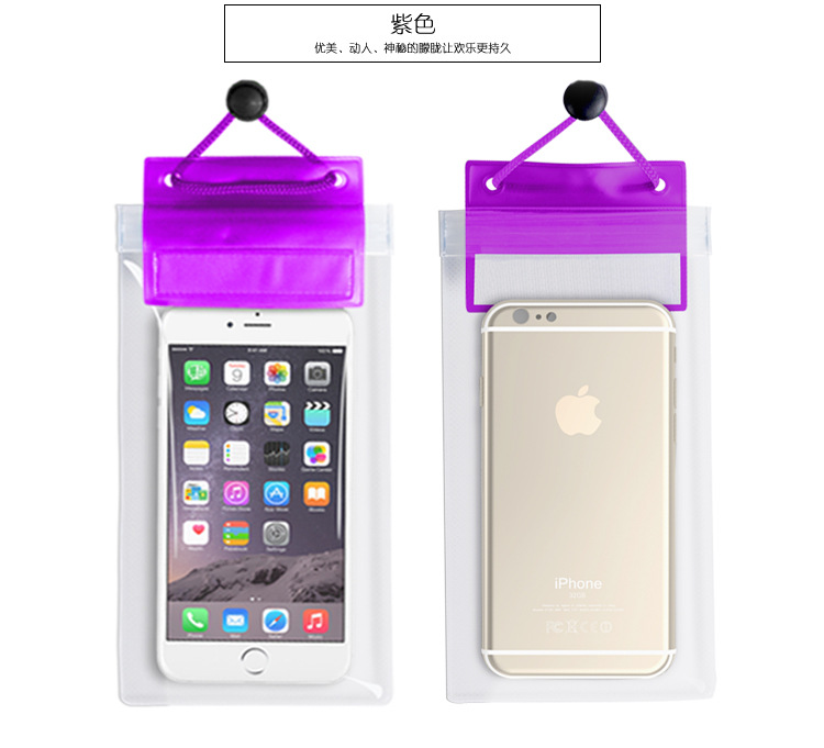 Picture of 360-Degree Barrier-Free Transparent Mobile Phone Waterproof Bag Swimming Mobile Phone Waterproof Bag Touch Screen Universal Waterproof Mobile Phone Case