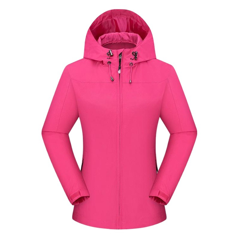 New Outdoor Couple Jacket Men's Spring & Fall Thin Jacket Women's Printable Embroidered Logo, Deep Stock Hooded