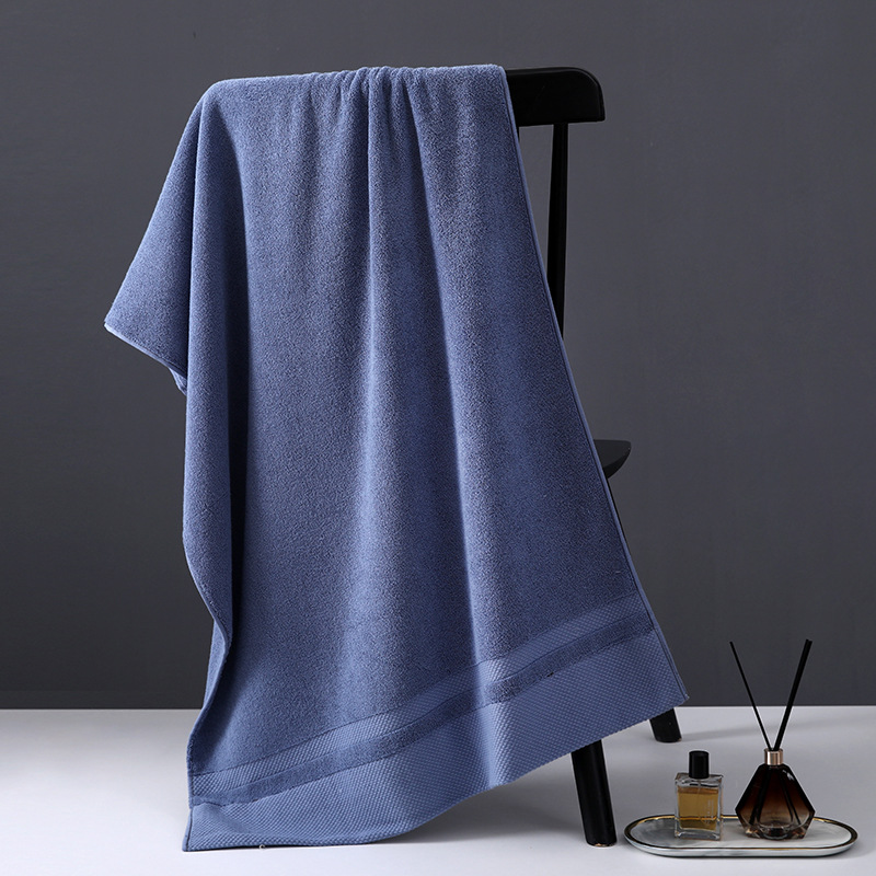 Picture of Five-star hotel 7A antibacterial cotton bath towel thickened 400g hotel homestay bath cotton face towel
