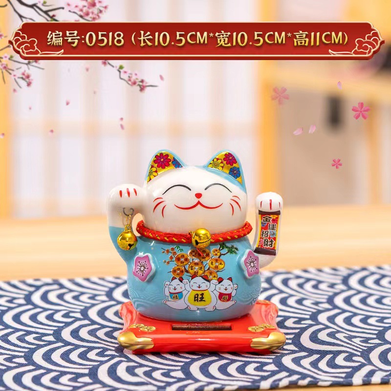 Picture of Guangdong factory direct solar fortune cat store gifts can shake hands annual meeting gifts with small car pendulum
