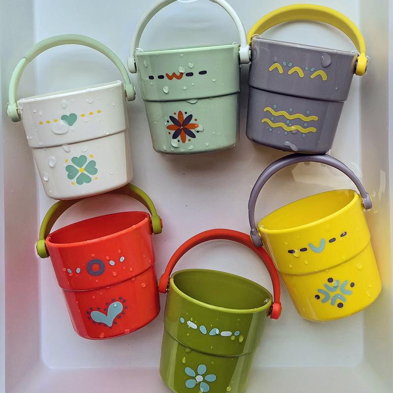 Picture of Baby mini shower small bucket baby bathroom water Cup children Bath jengle maternal and child House toys