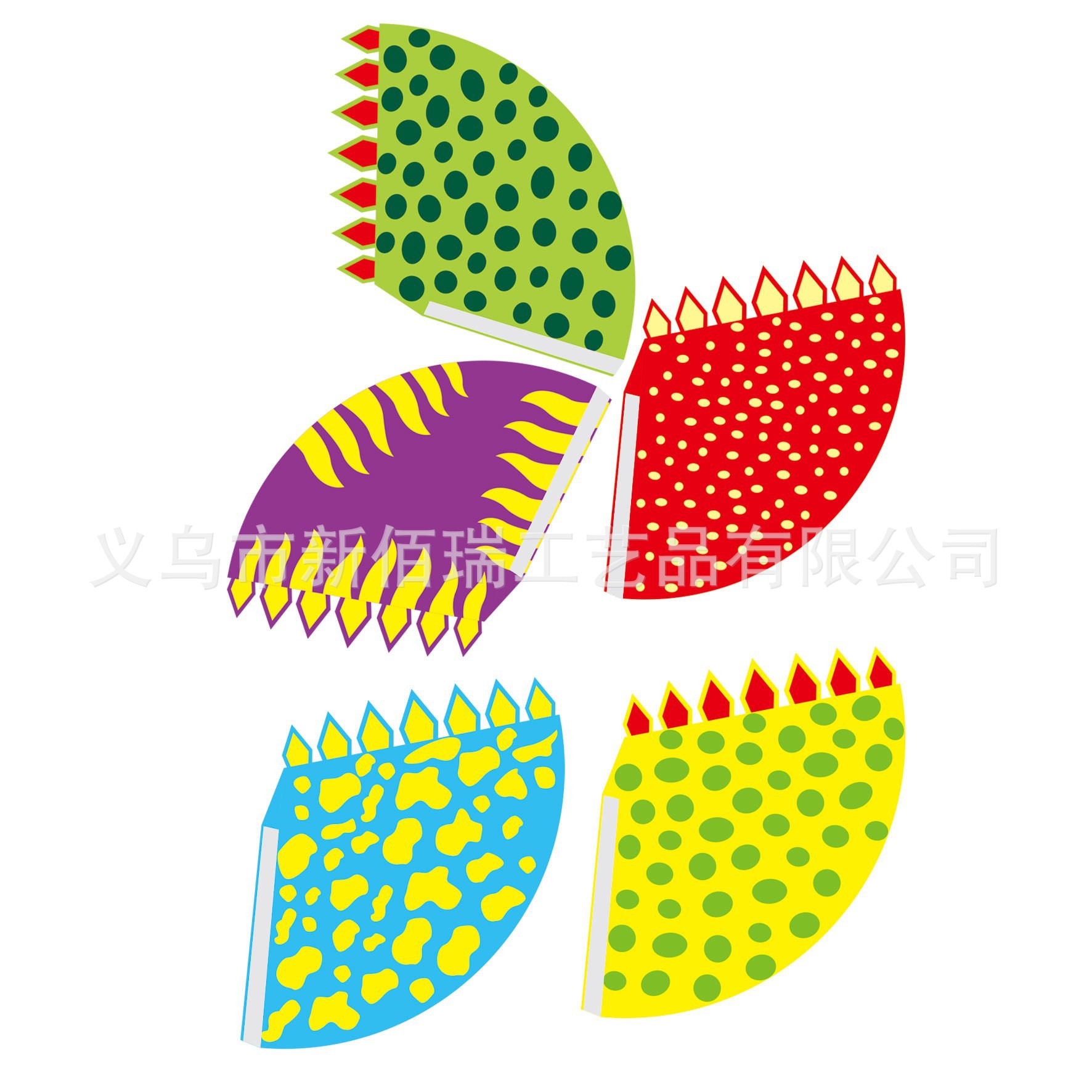 Picture of Party Dress Up Cartoon Birthday Hat Dinosaur Boys Girls Birthday Hat Baby Party Children's Day Birthday Hat