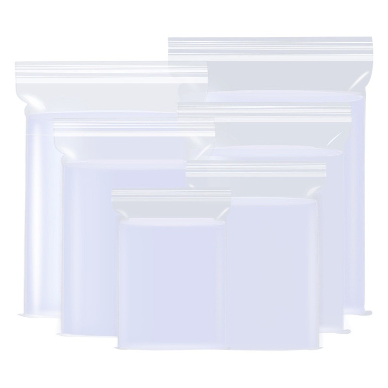 Thickened Transparent Self-sealing Bag Small Plastic Seal Bag Sealed Bag Food PE Large Preservation Bag Plastic Packaging Bag