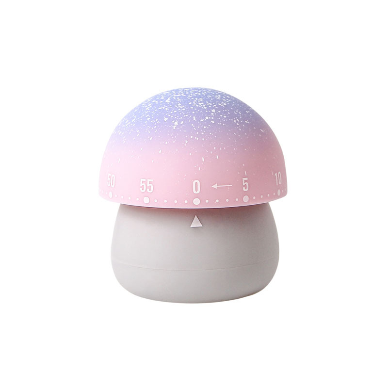 Picture of Dream Mushroom Mechanical Timer Cartoon Children Time Manager Student Learning Self-discipline Reminder Kitchen Timer