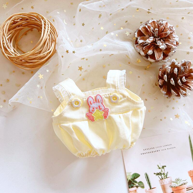 Picture of Hot selling one-shoulder bib pants 20cm cotton doll normal body fat body clothing accessories in stock