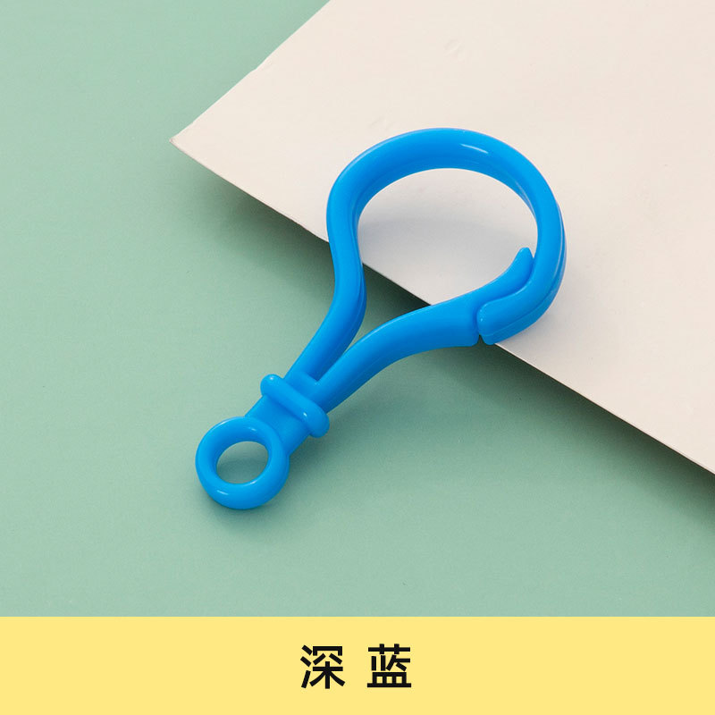Picture of diy jewelry accessories color bulb button doll key chain plastic lobster buckle bag buckle acrylic hook buckle