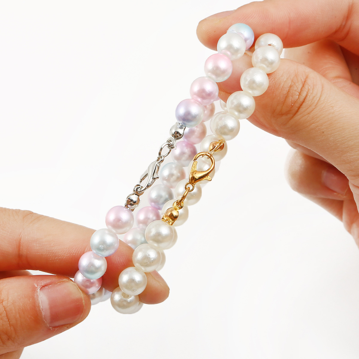 Picture of Iron bag buckle DIY jewelry accessories multi-color double-head buckle connection buckle bag buckle bracelet necklace material