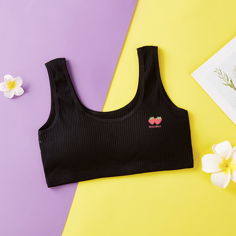 Picture of Girl's underwear development period student girl's high school student underwear pure cotton vest girl's junior high school student underwear