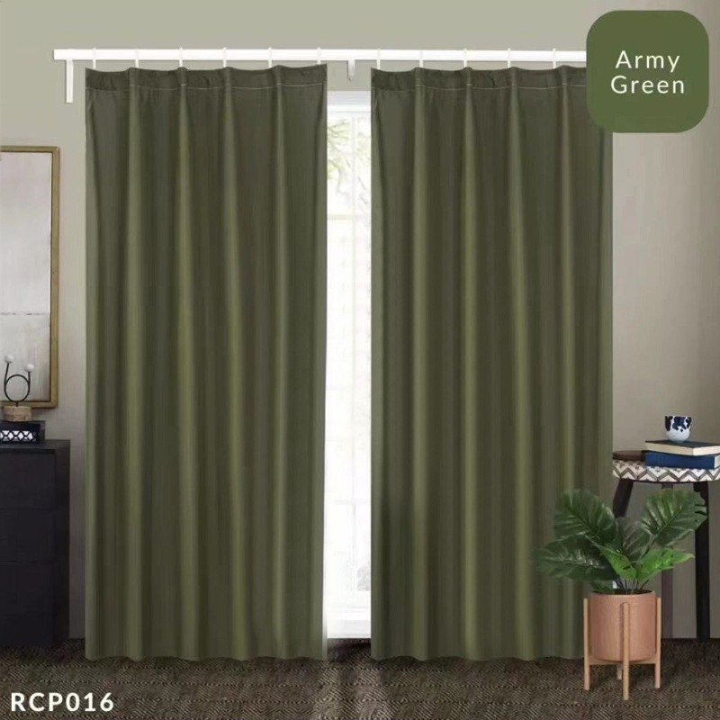 Picture of Cross-Border Southeast Asian Curtain Fabric, Polyester Window Screen, Hook-Style Curtain Fabric, Blackout and Sunshade Wholesale, Modern and Simple