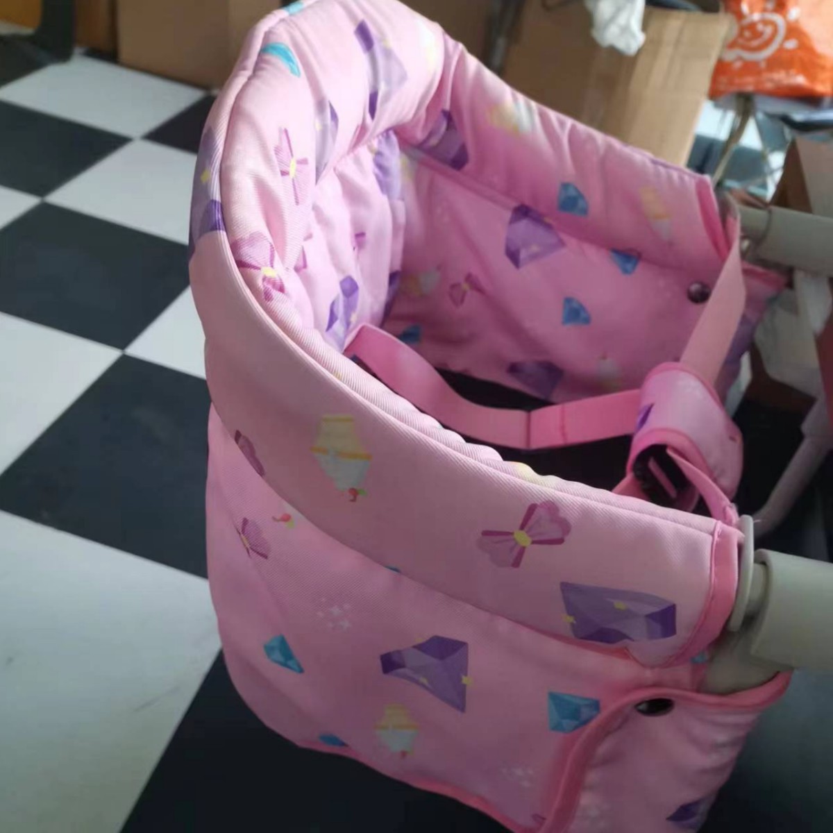 Picture of Children's Dining Table and Chair Side Chair Folding Dining Chair Travel Chair Upgraded Rocking Chair Toy Dinner Plate Bed Chair