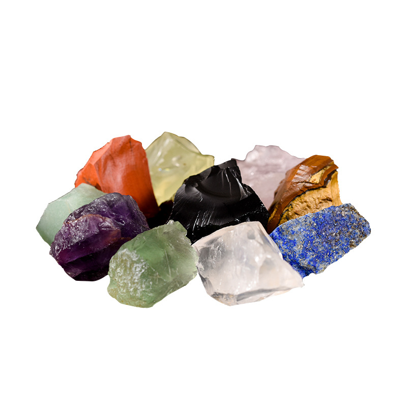 Picture of Spot wholesale Crystal raw stone aromatherapy stone scented stone natural powder Crystal Green fluorite amethyst Citrine Crystal Stone