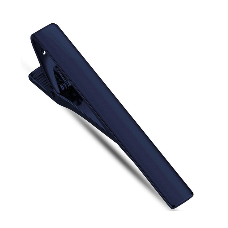 Picture of Cross-Border Temu Clothing Tie Clip, Men's Light Luxury Stainless Steel Tie Clip, Diagonal Pattern, Smooth Surface, High-End Tie Clip