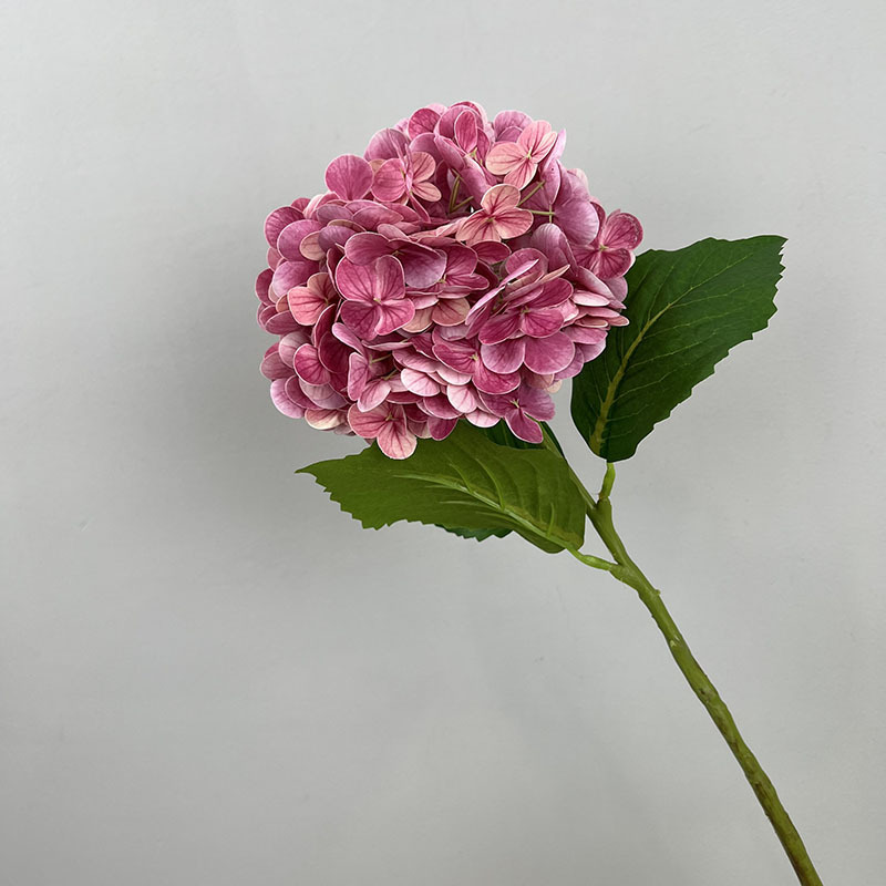 Picture of Artificial Flower 182 Pieces Large Hydrangea High Quality Moisturizing Hydrangea Wedding Floral Decoration Wedding Artificial Flower