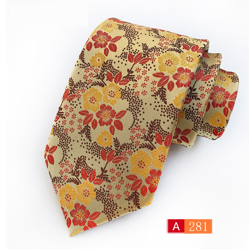 Picture of Tie men's in stock supply color polyester jacquard fabric source manufacturers wholesale