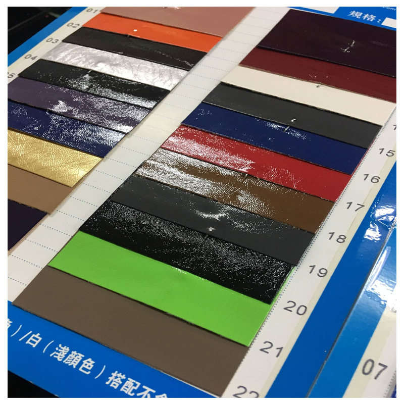 High quality four-sided stretch mirror straw pattern leather antibacterial garment leather leggings leather pants imitation leather water-based fabric