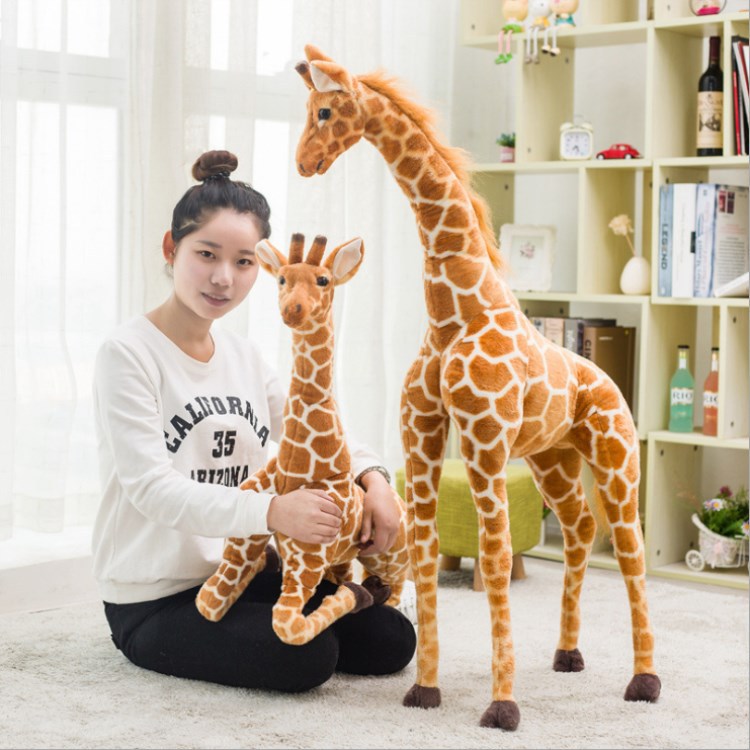 Picture of Giraffe Doll Plush Sika Deer Fawn Photography Props for Children Surprise Gift