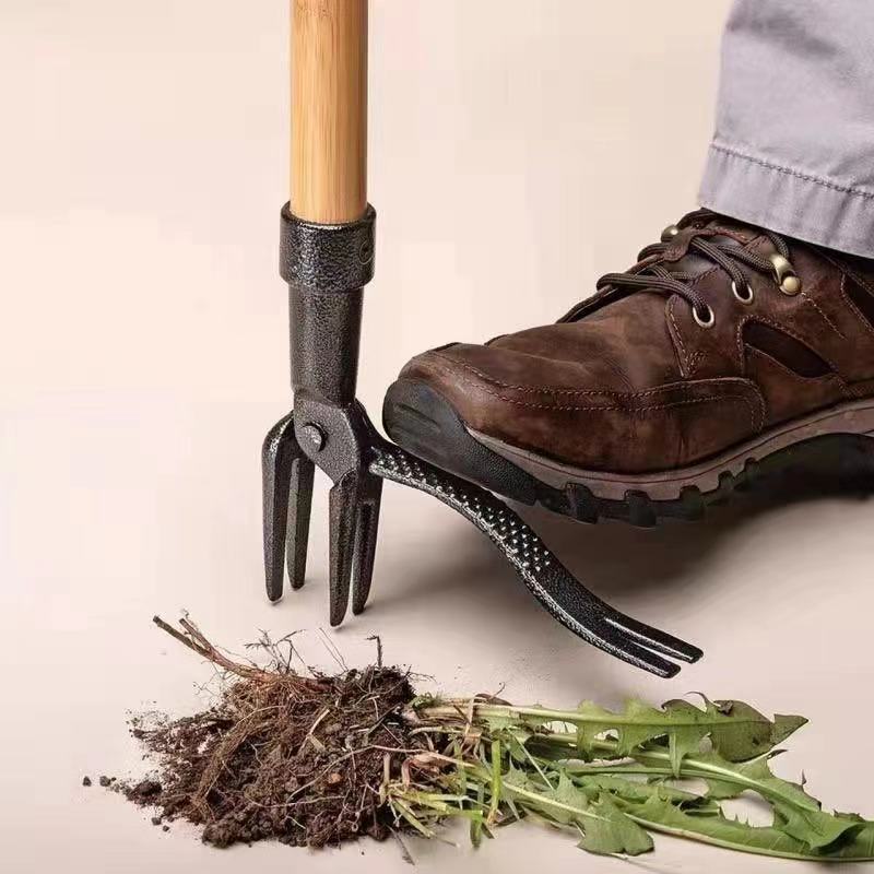 Stand Up Puller Bending-free standing weeding artifact manual weeding root pulling device with stick