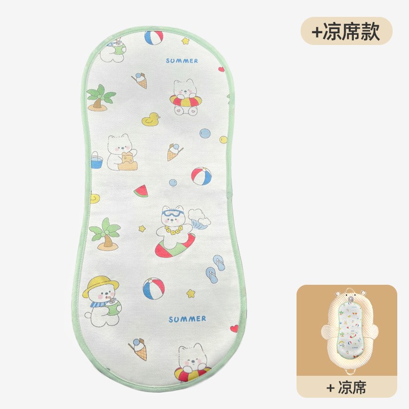 Picture of Infant bed anti-spitting milk soothing uterine slope newborn bionic bed anti-startling movable crib