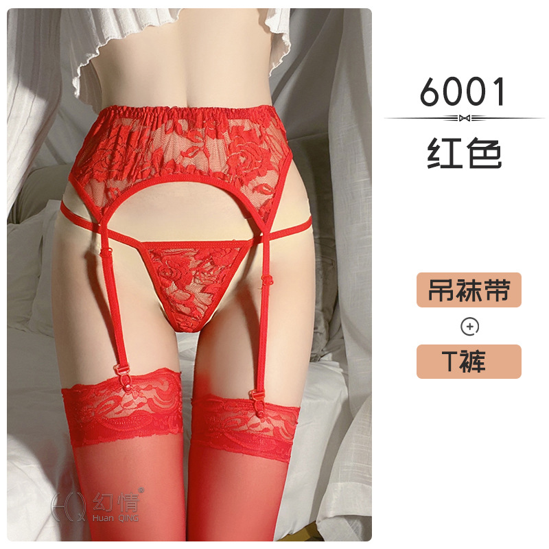 Picture of Fantasy Hot Selling European and American Foreign Trade Corset Lace Perspective Plus Size Garter Belt Sexy Accessories Garter Set