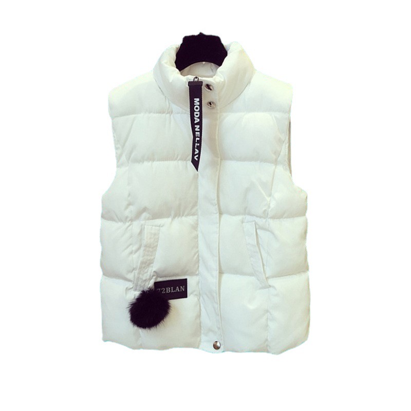 Picture of Thickened New Zipper Vest Jacket Women's Cross-Border Winter New Large Size Western Style Loose Sleeveless Vest Jacket