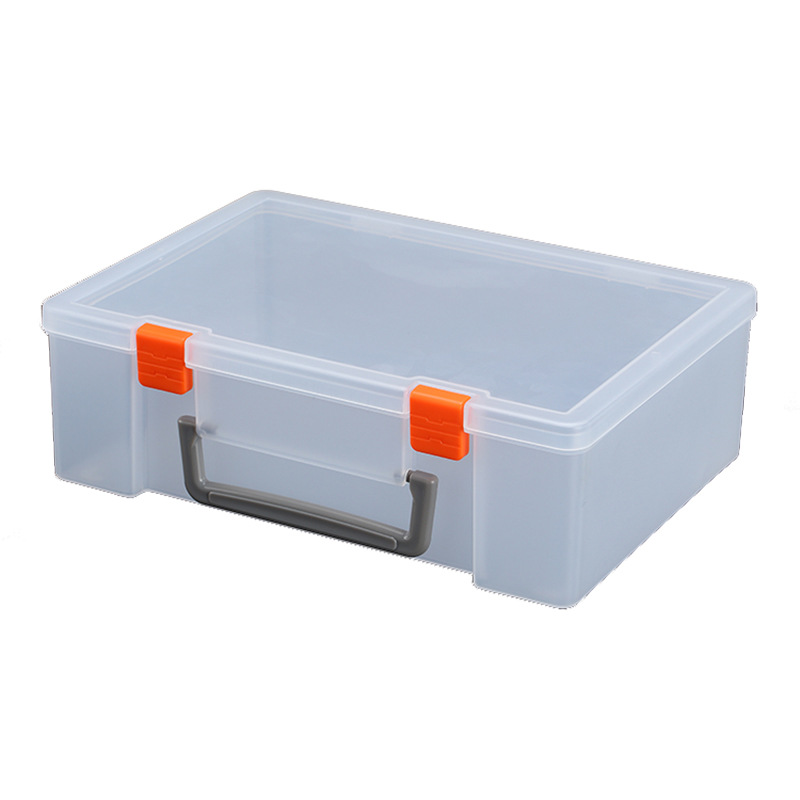 Picture of E219-1 empty box hardware accessories parts box original box plastic large box translucent PP large tool box