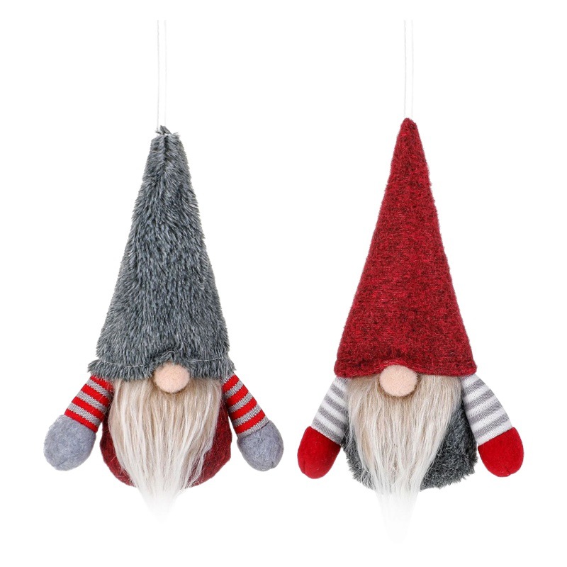 Christmas Decoration Supplies Creative Christmas Pendants Faceless Dolls Christmas Tree Pendants Elderly Gift Dolls