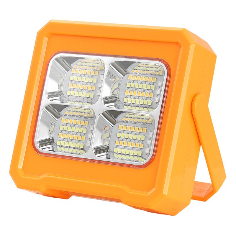 Solar Satchel Light Power Outage Emergency Led Rechargeable Floodlight Satchel Outdoor Camping Style Fire Stall Home