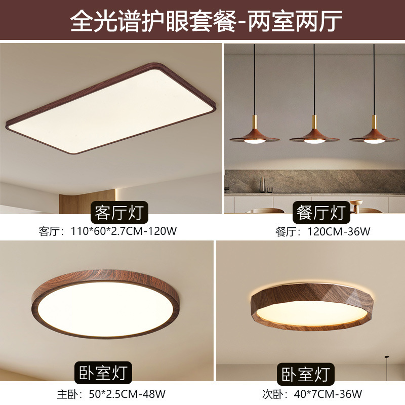 Picture of Japanese Ultra-Thin Bedroom Ceiling Lamp Modern Simple High Cri Second Bedroom Study Lamp Mid-Century Style Round Master Bedroom Lamp