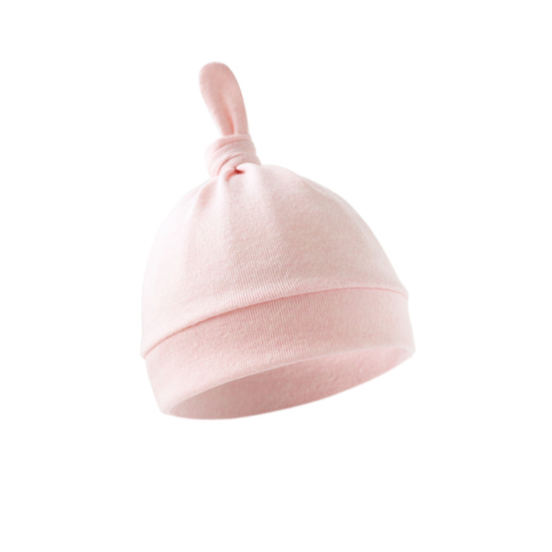 Picture of 2023 foreign trade baby pacifier hat single layer baby chirp hat baby tail hat children pullover hat