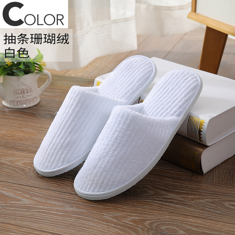 Picture of Hotel Guest House Supplies Disposable Slippers Home Aviation Coral Spot slipper Travel Beauty Salon