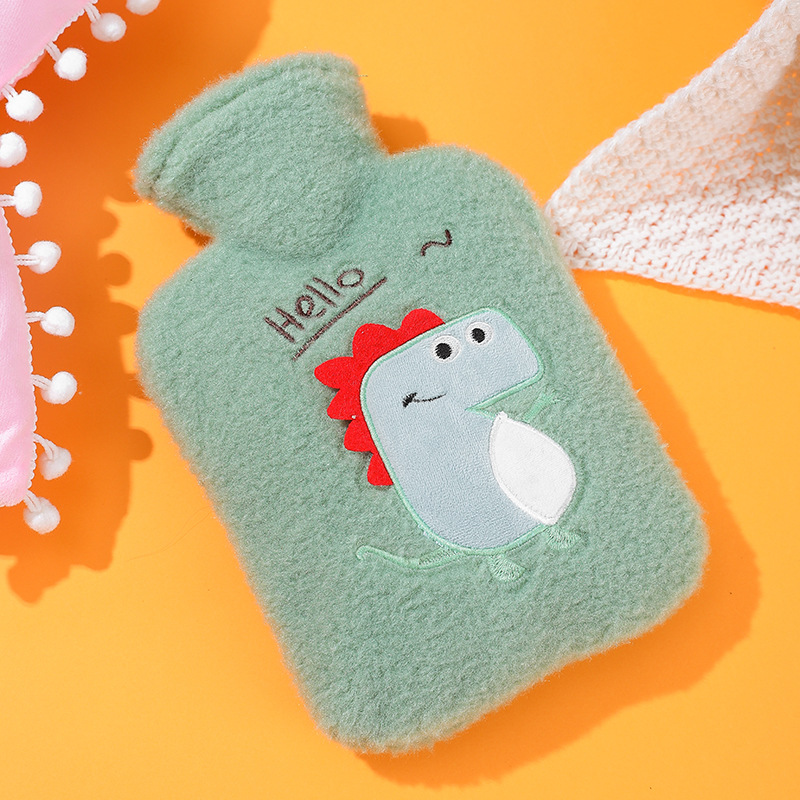 Picture of Jojoba Cute Plush Hot Water Bag Water Filling Cloth Cartoon Warm Water Bag Girl's Student Dormitory Waist Warmer