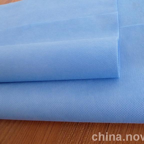 Picture of pp coated non-woven fabric breathable film non-woven fabric for surgical hole towel bed sheet