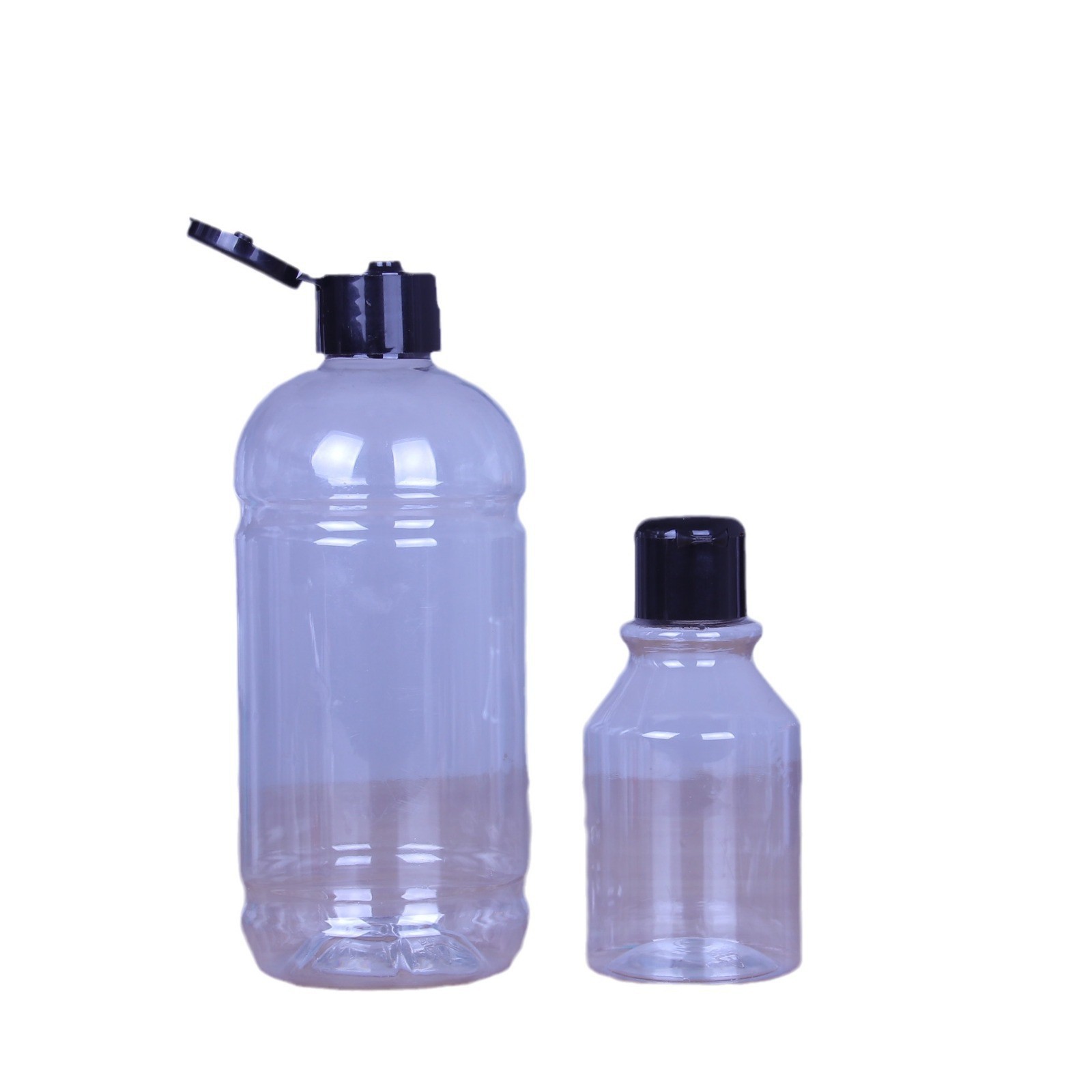 Factory supply 500ml120ml painted pigment bottle transparent flip-top bottle pointed nozzle dispensing bottle PET plastic bottle
