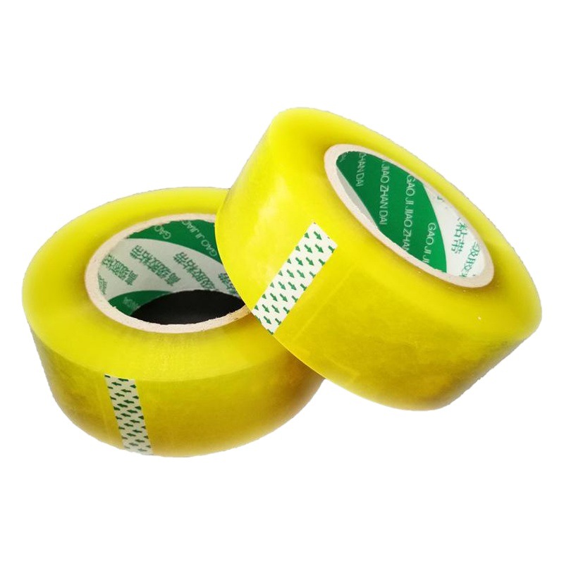 Guangsheng Hengfa 4.5 wide 2.5 thick yellow tape sealing transparent tape paper express packaging sealing tape wholesale