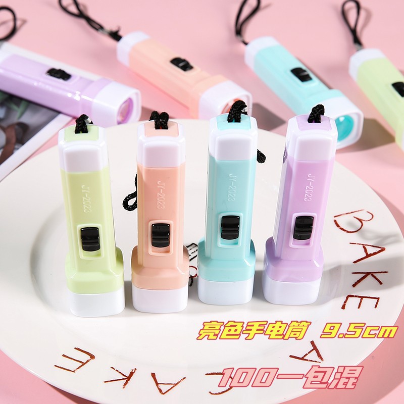 New bright jelly color small flashlight flashlight LED wholesale practical small household appliances small gifts