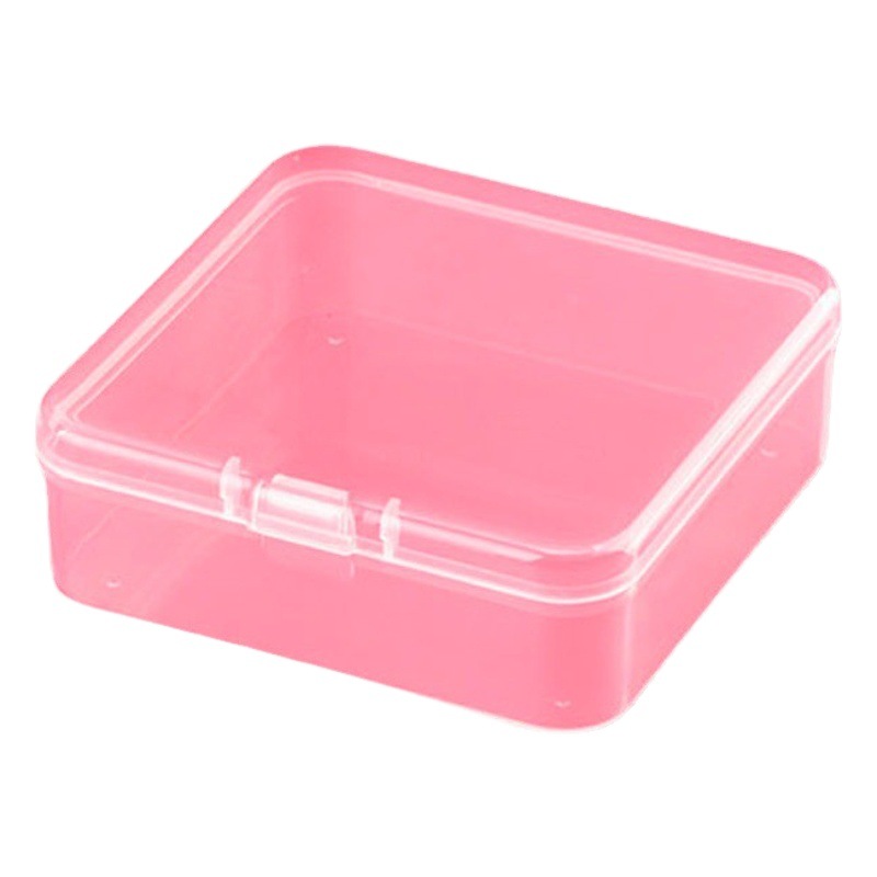 Small box mini cute plastic box couplet double-sided tape storage box parts components plastic box square rectangle