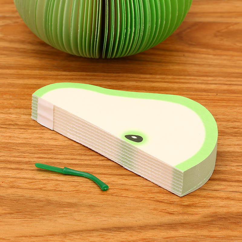 Picture of Large red apple note paper three-dimensional creative vegetable and fruit note paper cute special-shaped convenient message note pad