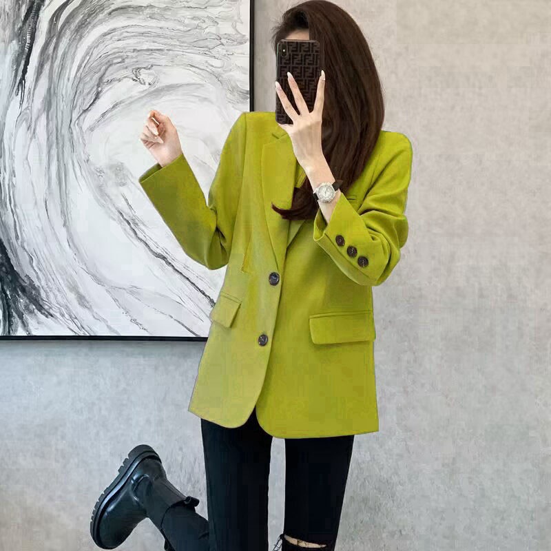 Picture of 2024 new wholesale commuter spring and autumn Joker suit jacket female Korean trend European little one generation hair