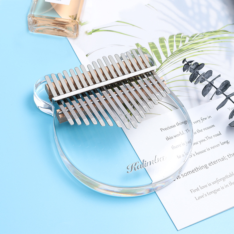 17-Tone Crystal Thumb Piano Bear Finger Piano Mini Kalimba Kalimba African Musical Instrument