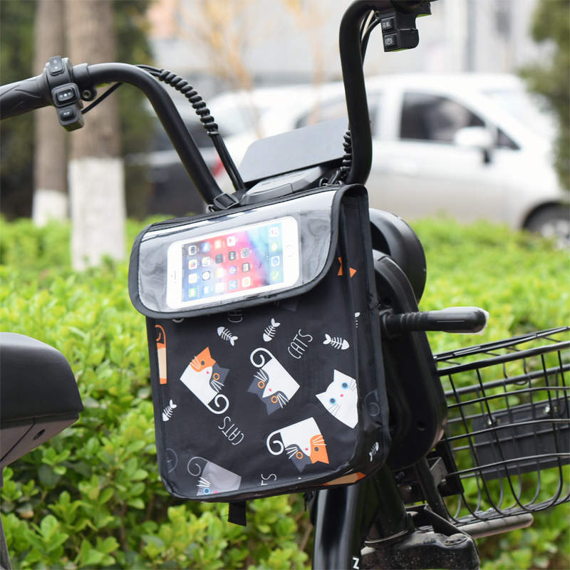 Electric Bicycle Hanging Bag Front Bag Large Capacity Three-Dimensional Storage Bag Motorcycle Hanging Bag Storage Bag