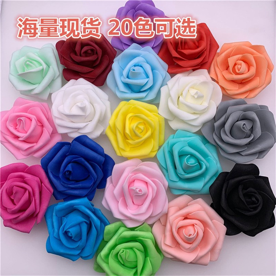 Picture of Rose Light String LED Foam Flower Lights Proposal Valentine's Day Girl's Heart Room Decorative Lights Flower Lights