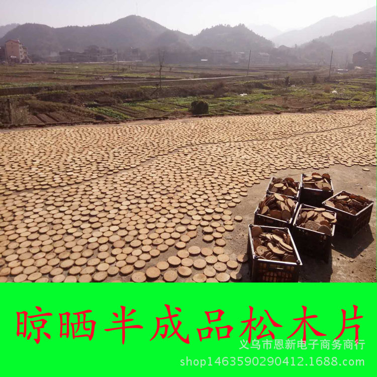 Picture of Round Wood Chips DIY Handmade Double-Sided Polished Zakka Wood Chips Decorative Logo Photography Props Christmas Round Wood Chips