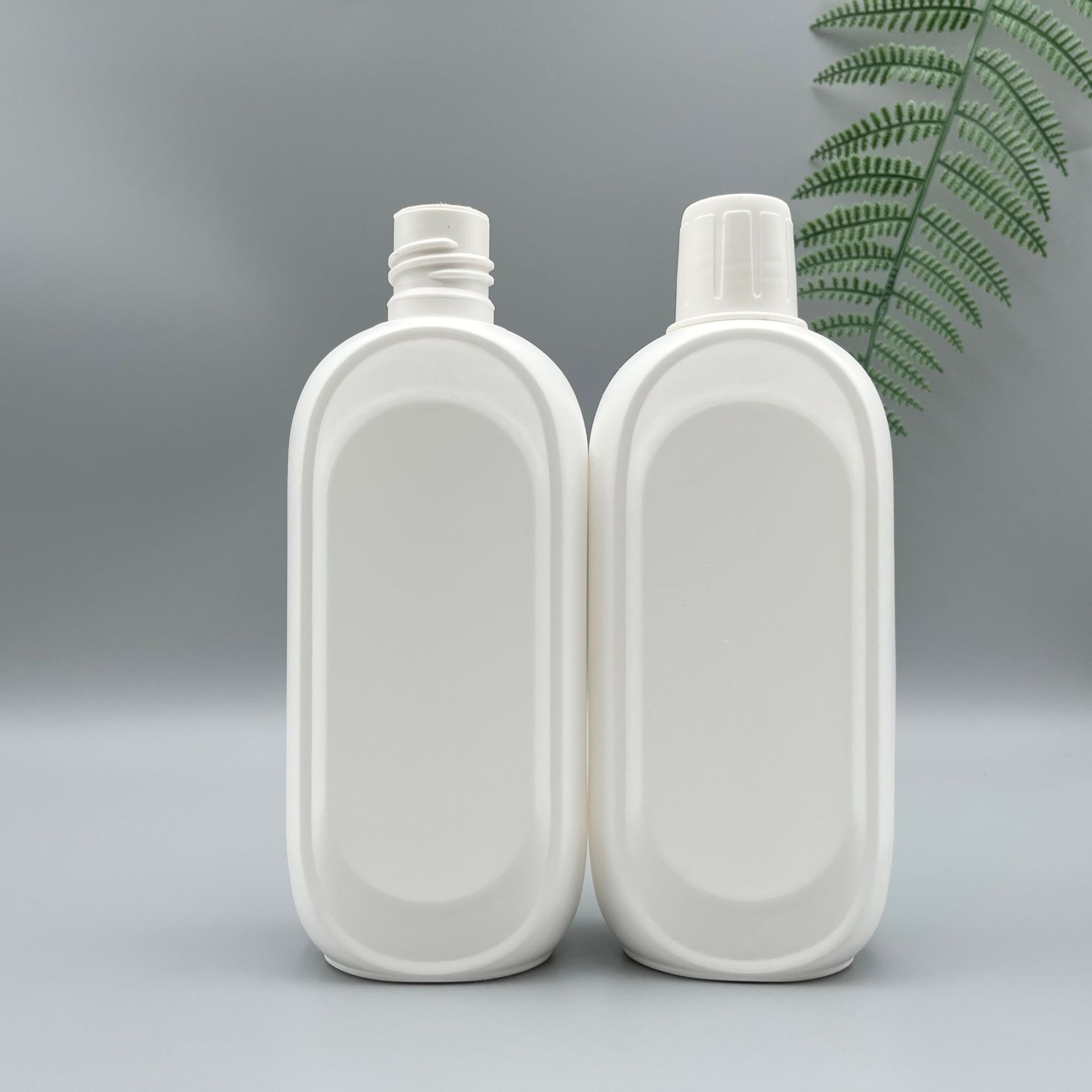 500ml Liquid Bottle Plastic Bottle Disinfectant Floor Cleaning Agent Care Hdpe White Bottle Refill Bottle