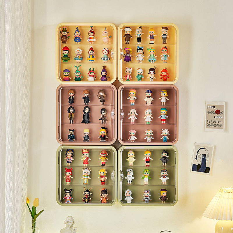 Blind Box Storage Display Rack Wall-mounted Photo Frame Transparent Bubble Mate Doll Dustproof Hand Display Box