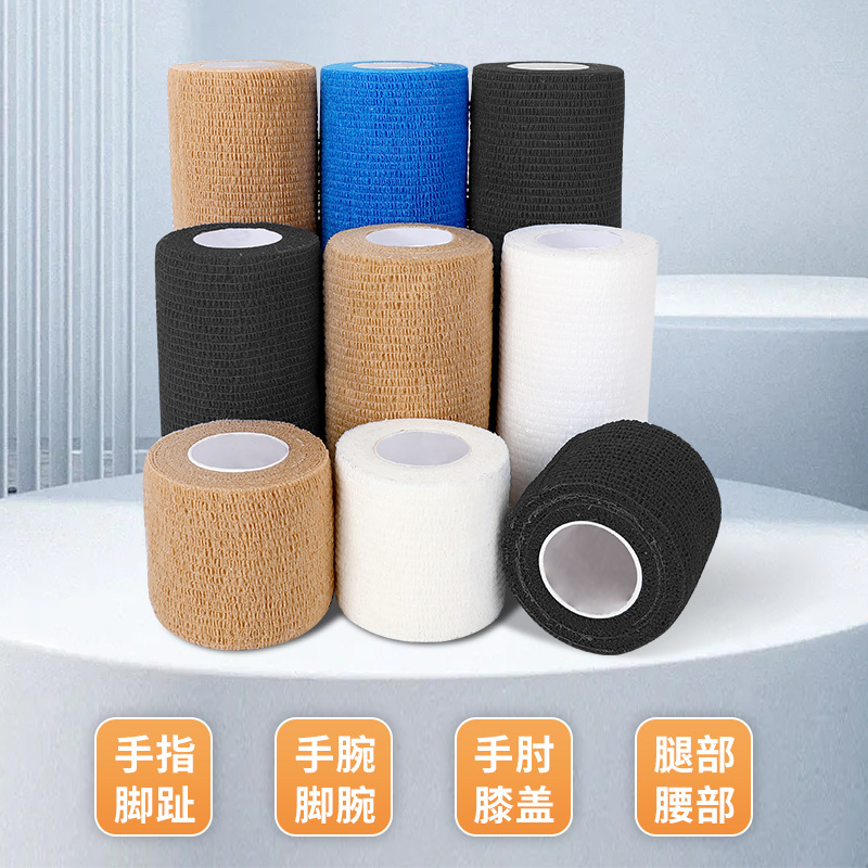 Picture of Self-Adhesive Bandage, Universal Ankle Fixation Elastic Bandage, Pet Leg Bandage, Protective Bandage, Finger Bandage, Muscle Patch