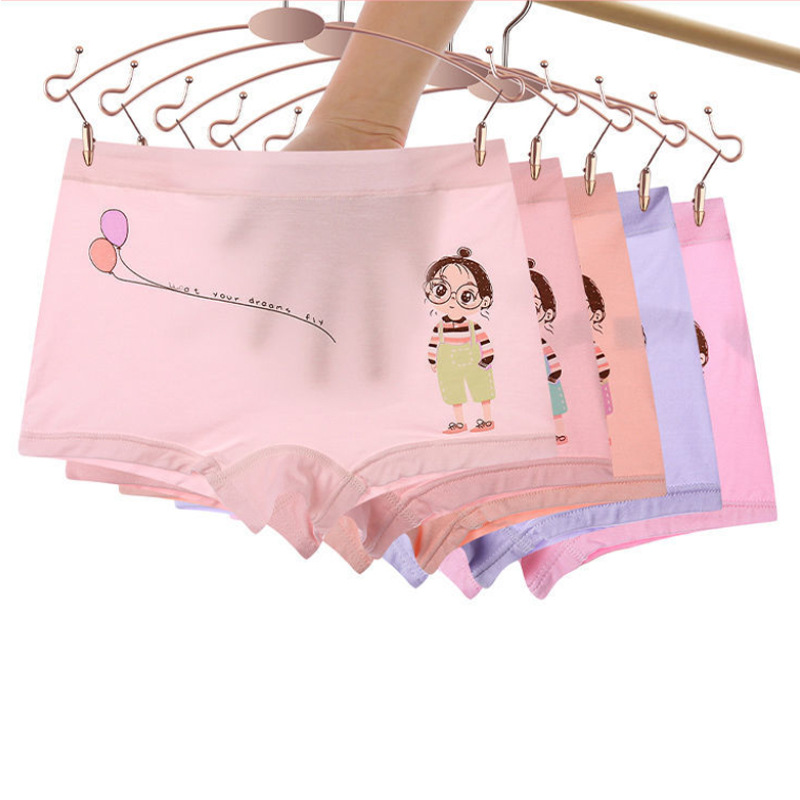 Picture of Girls' underwear summer thin boxer modal children's baby children's boxer underwear without pp