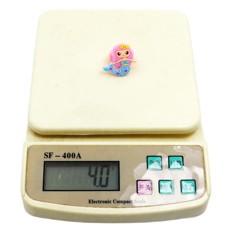 Cross-border Amazon new cross-border mermaid ring PVC soft rubber children's ring silicone ring gift